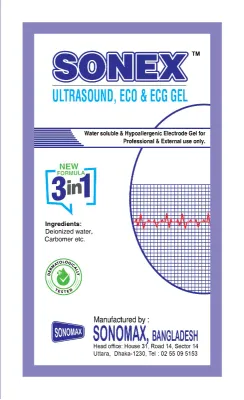 SONEX Ultrasound, ECO, ECG Gel